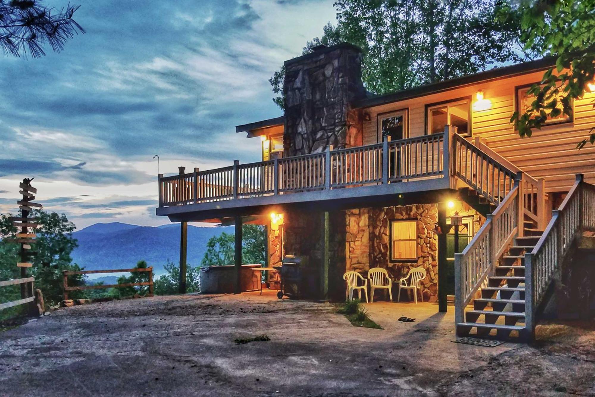 Secluded Mountain Home With Stunning Views And Deck! Bryson City Buitenkant foto